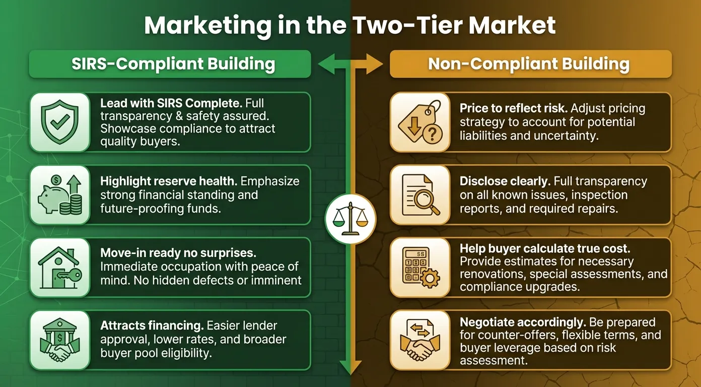 Comparison of SIRS-compliant vs non-compliant condo buildings
