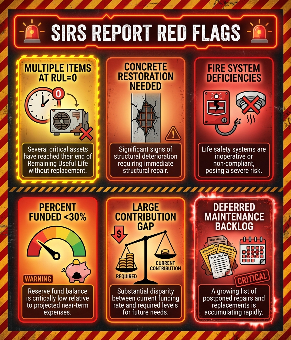 SIRS Report Red Flags - warning signs to watch for